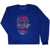 Moleton Skull (azul royal)